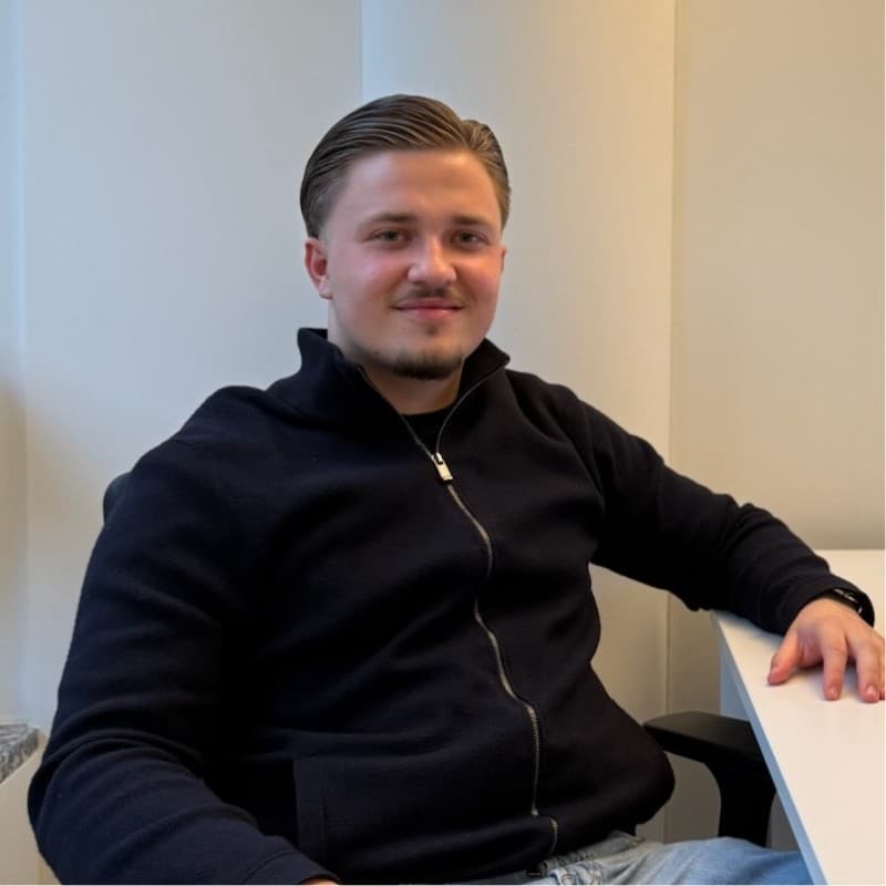 Luka Petrovic, founder of MomentumQ, in Zurich